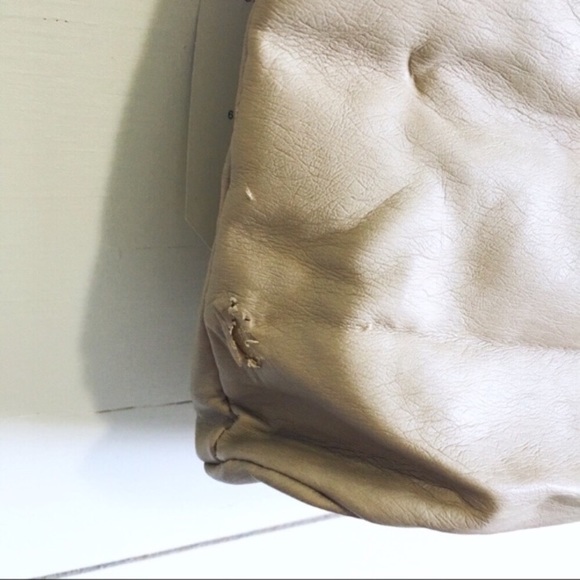 NWT Franco Sarto nude double zip crossbody bag - Picture 6 of 7